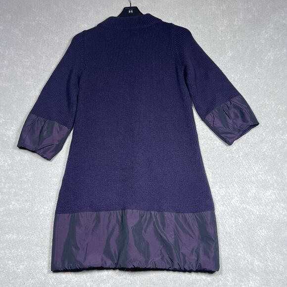 VINCE Jacket Small Purple Wool Cashmere Soft Knit Long Sweater Jacket Top $475 - Picture 8 of 12